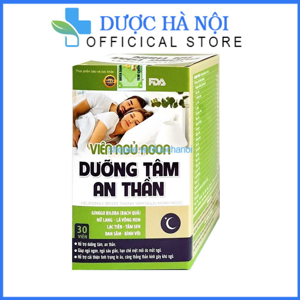 Viên ngủ ngon dưỡng tâm an thần giúp ngủ ngon sâu giấc , giảm căng thẳng , lo âu ,stress – hộp 30 viên