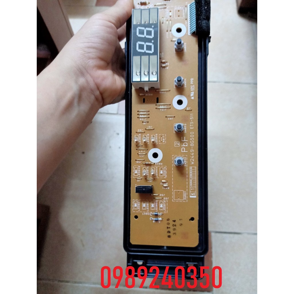 Bo mạch máy giặt Panasonic 7 nút phím