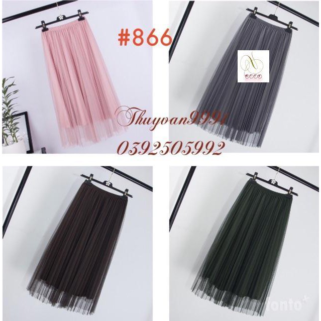 Chân váy công chúa lưới voan maxi 3 lớp hàng Quảng Châu - chân váy tutu