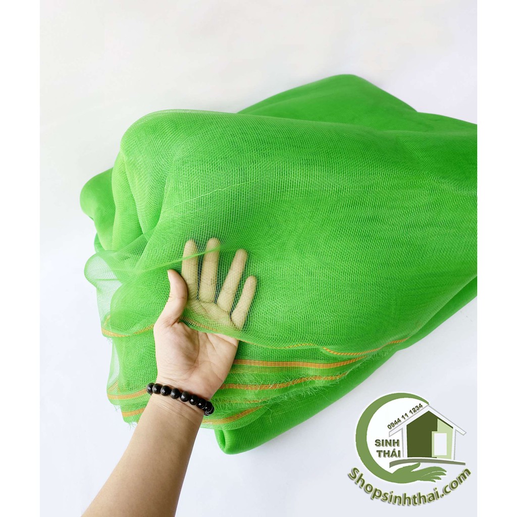 Lưới bảo vệ cây trồng, chống côn trùng màu xanh  lưới mùng chống muỗi, che chắn công trình, chắn bụi