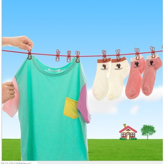 Dây phơi đồ kèm kẹp tiện ích