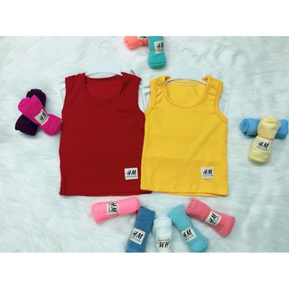 Áo thun cotton ba lổ cho bé trai/gái