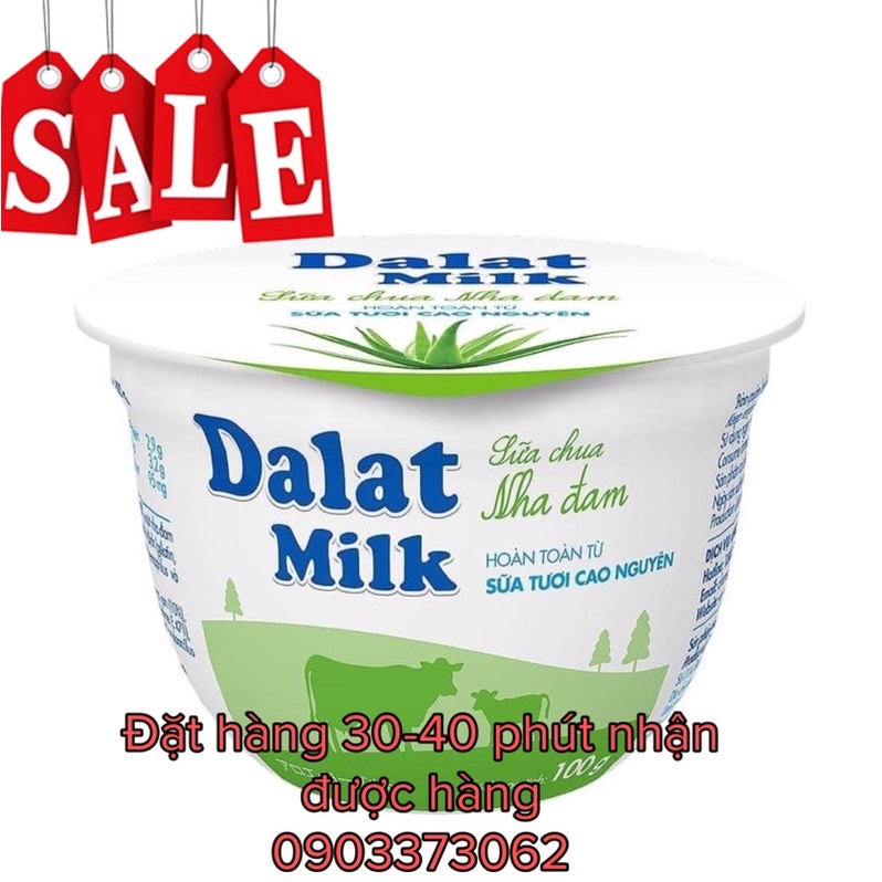 Dalatmilk sữa chua ăn nha đam 100gr