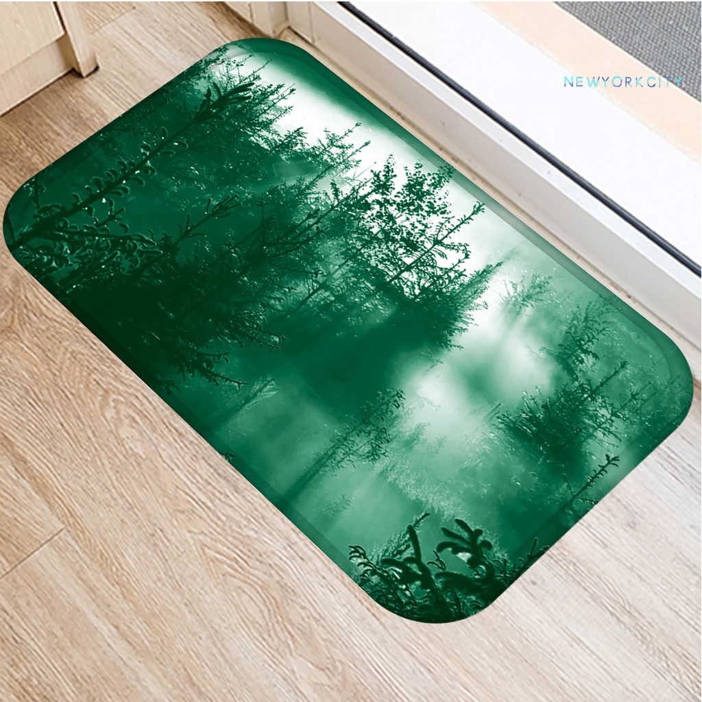 Thảm lót sàn Chống Trượt Chống Ẩm Họa Tiết Phong Cảnh