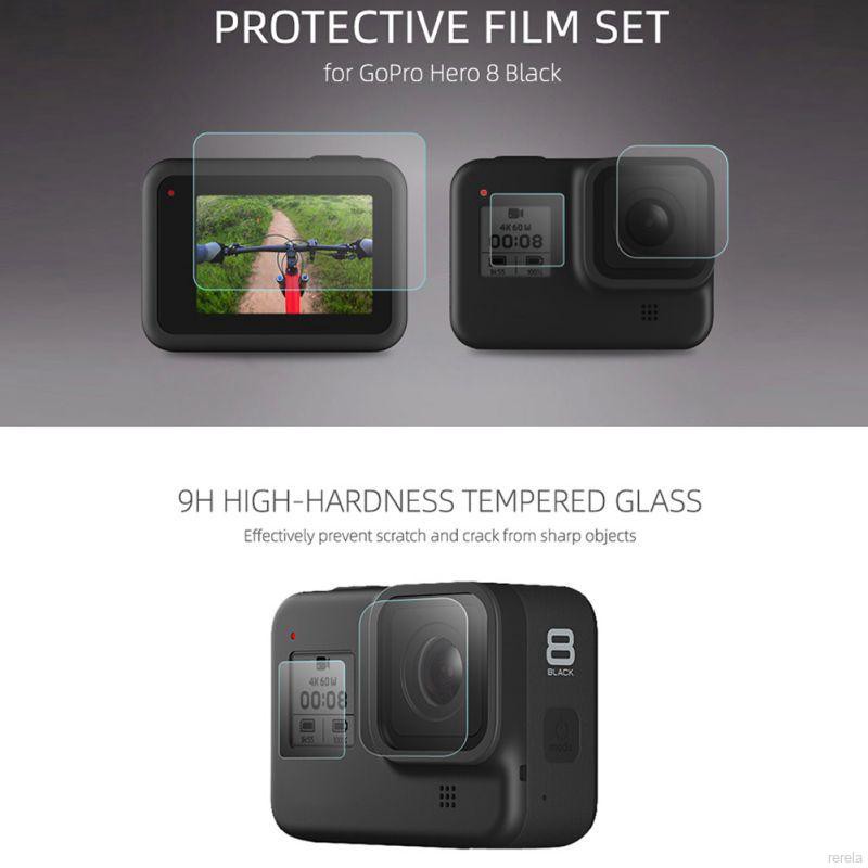 Bộ 3 Miếng Dán Màn Hình Cường Lực GoPro Hero 8