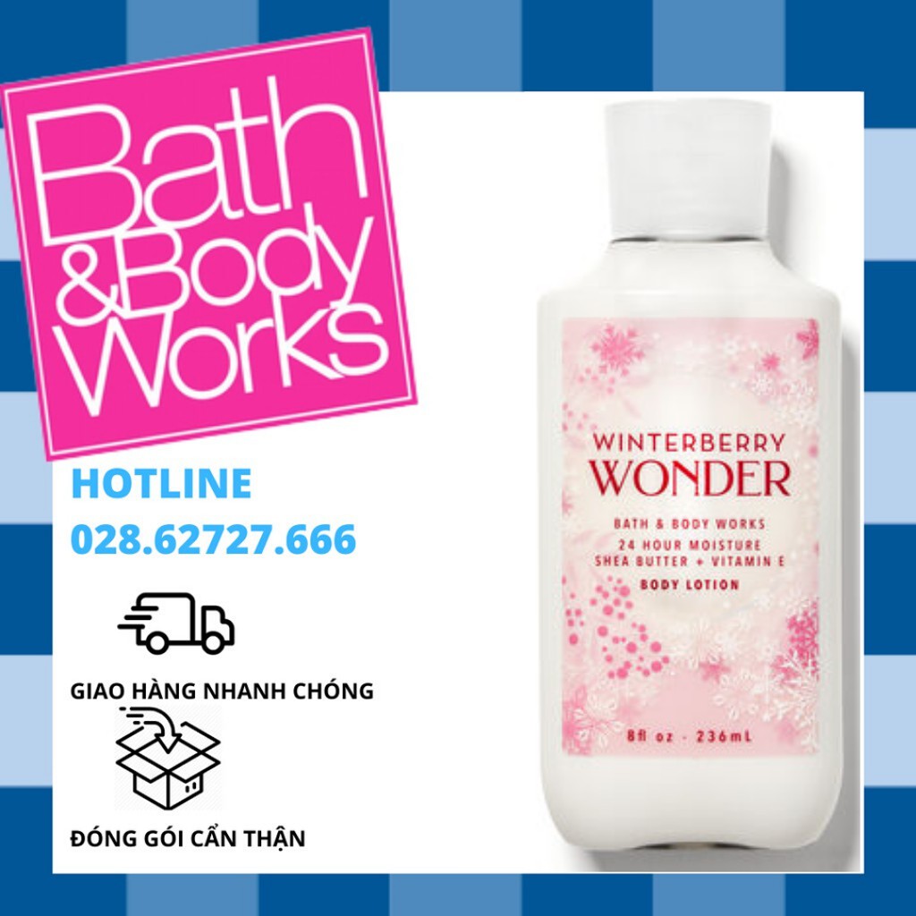 Sữa Dưỡng Thể Lotion Winterberry Wonder Bath And Body Works