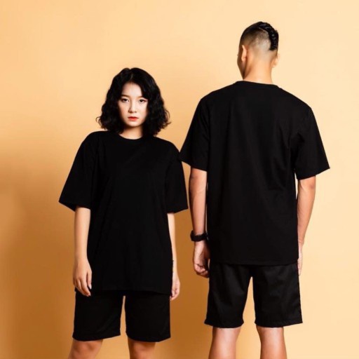 Áo thun trơn form rộng tay lỡ cotton TRẮNG ĐEN unisex nam nữ MẪU MỚI NHẤT