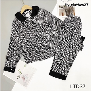 BỘ LỤA CỔ SEN TAY DÀI mango có size / pyjama mặc nhà