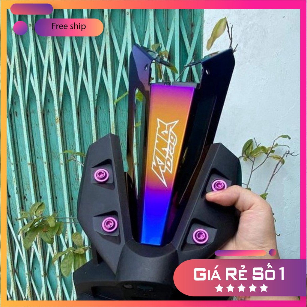 ỐP DÈ SAU KING DRAG CHO EXCITER 150 MÀU XANH TITAN