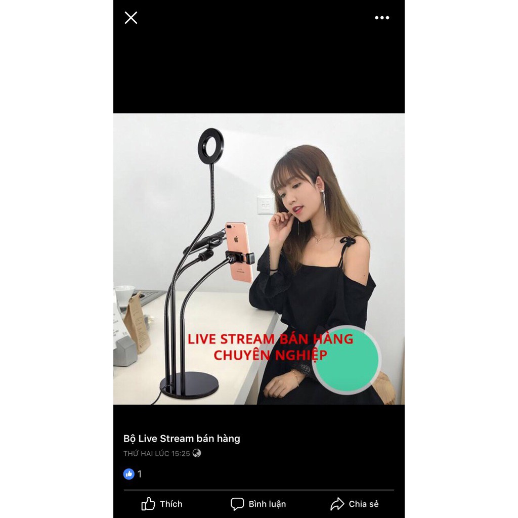 Bộ hỗ trợ livestream đa năng 3 trong 1( không kèm mic)