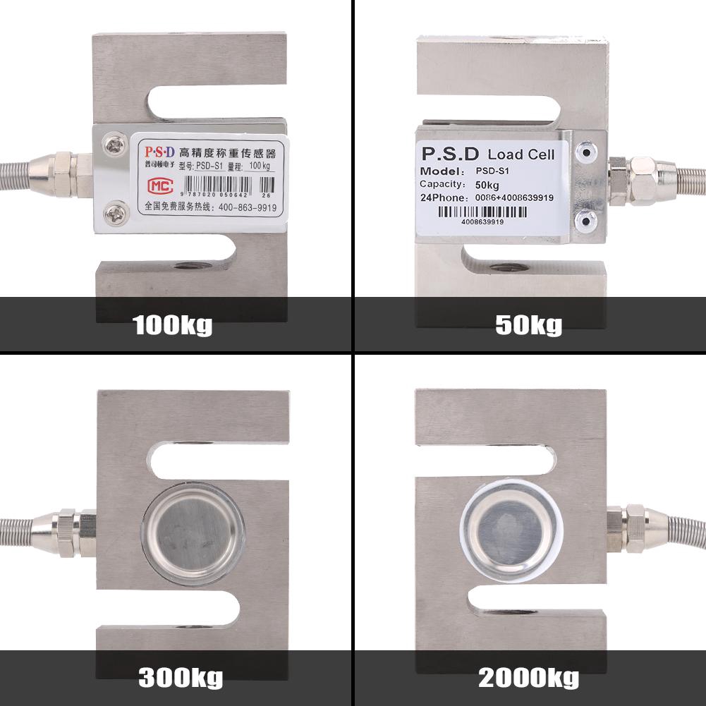 Owuh PSD-S1 S TYPE High Precision Load Cell Scale Sensor Weighting Sensor With Cable Loading 50kg