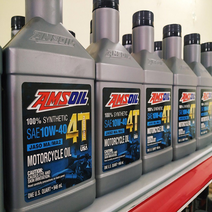 Amsoil 4T 10w-40 Performance – nhớt chuyên dụng dành cho xe máy