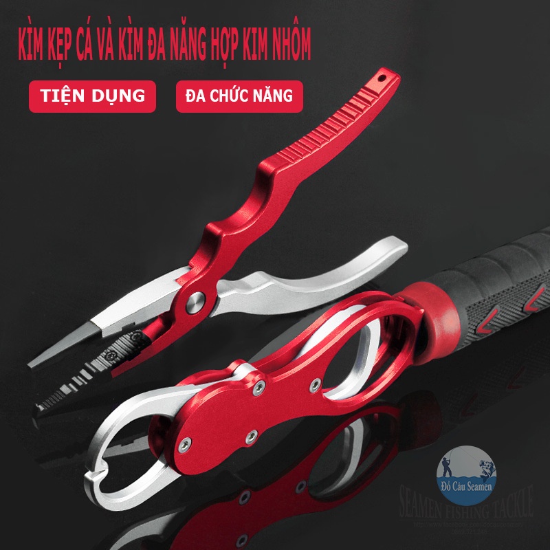 Kìm kẹp cá có cân 16kg; Kìm đa năng hợp kim nhôm chất lượng cao