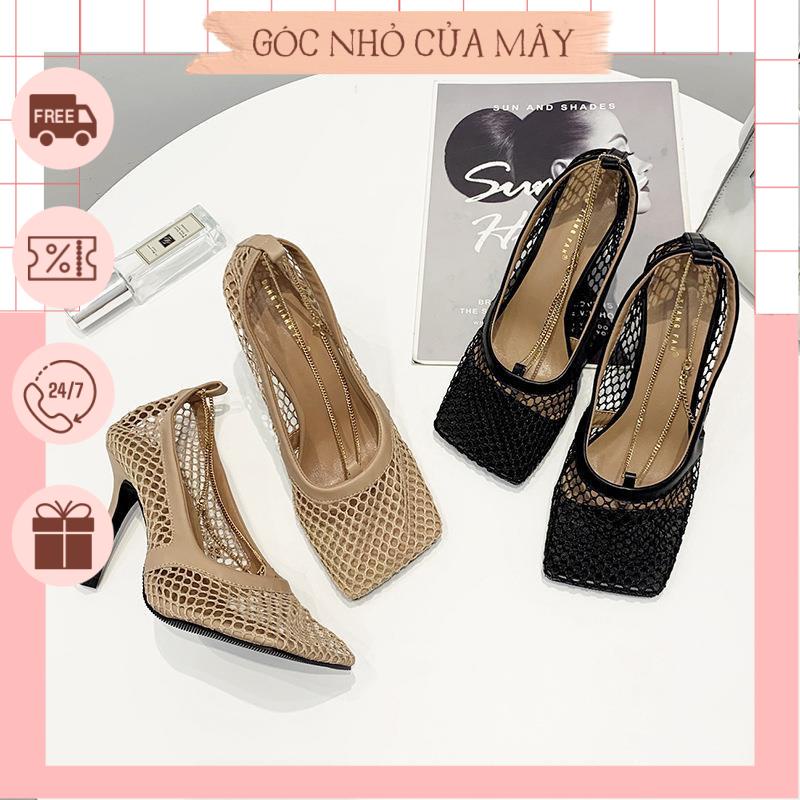 Giày Cao Gót Nữ Phong Cách Âu Mỹ Thời Trang Cho Mùa Hè GNCM2
