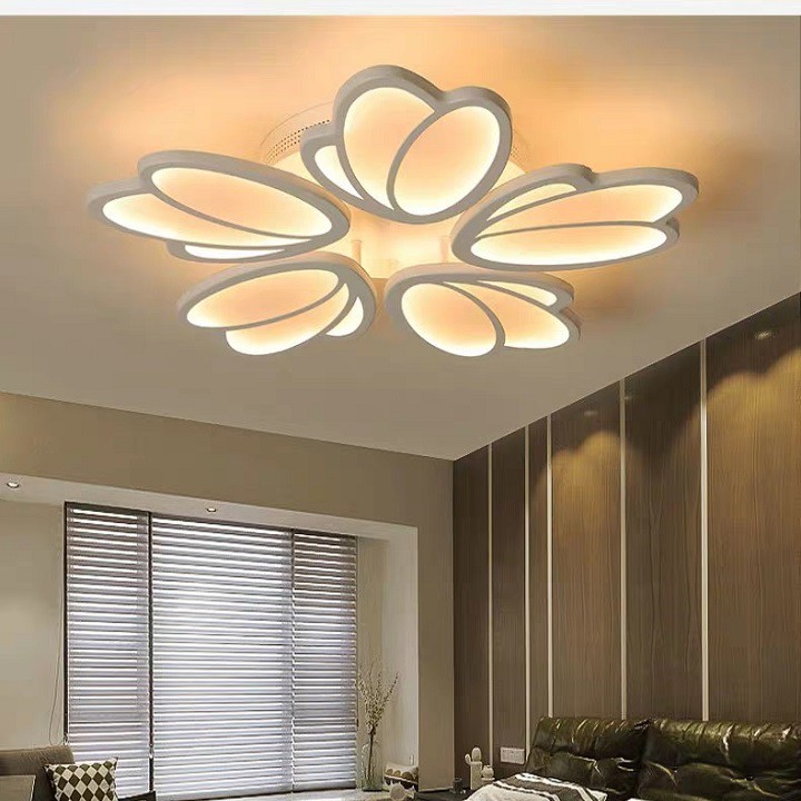 Đèn Ốp Trần Hiện Đại 3 Màu Mẫu V8– Có Điều Khiển – Tiết Kiệm Điện Năng