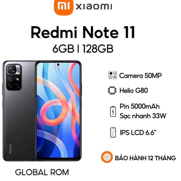 [6GB/128GB] |MediaTek Helio G80| Full Ngôn Ngữ - BH 12 tháng