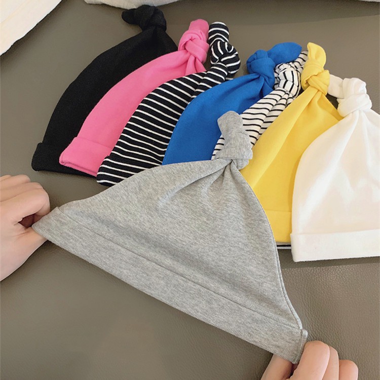 Mũ cotton mềm mại ấm áp xinh xắn cho trẻ sơ sinh