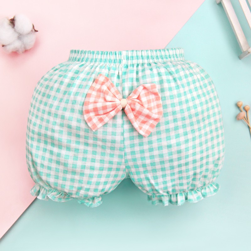 Quần lót LUCKY BIG CAT họa tiết sọc dáng ngắn thời trang cho bé trai và bé gái