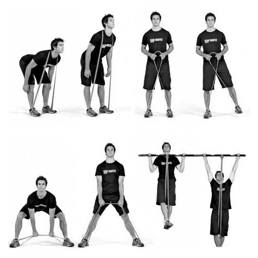 Sửa Dây kháng lực tập gym thể thao toàn thân power band Chính hãng Aolikes 3602 proesce cho nam và nữ tậ