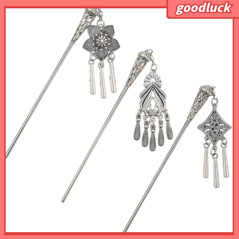 Trâm Cài Tóc Đính Hoa Và Tua Rua Phong Cách Cổ Điển