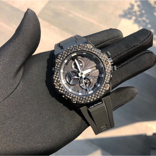 Đồng hồ nam Casio G-shock GST-B100X-1A - Kích thước vỏ : 58,1×53,8×14,1mm