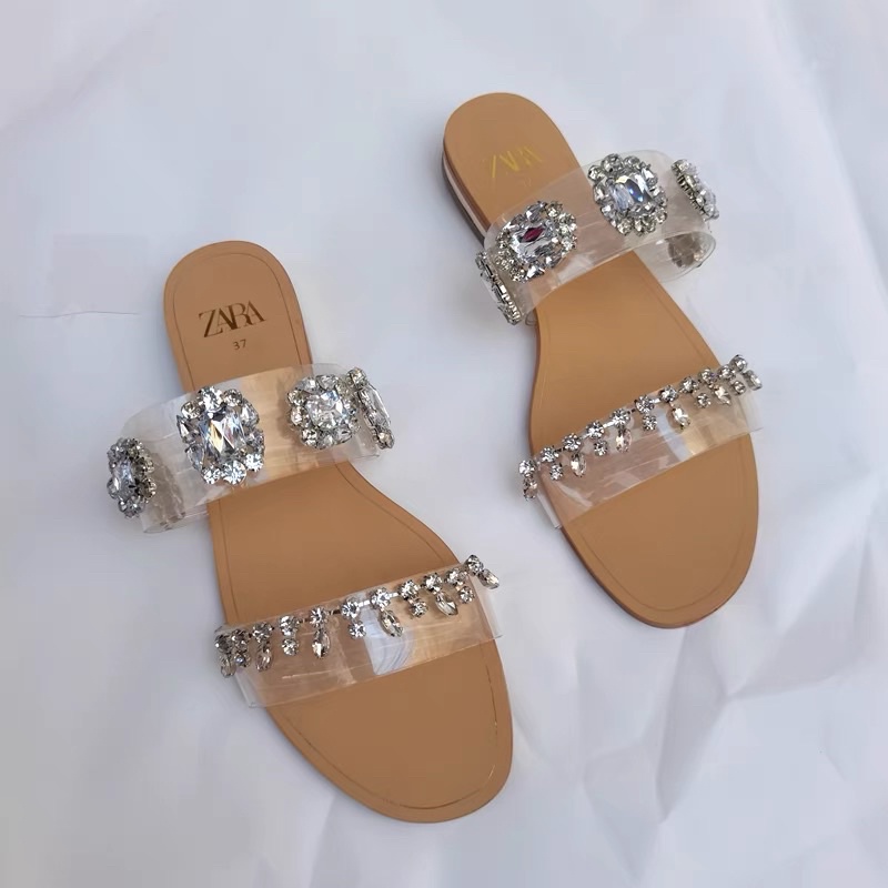 🌿ORDER- Dép Za ra đá+ lưới ngọc & Ảnh thật💎