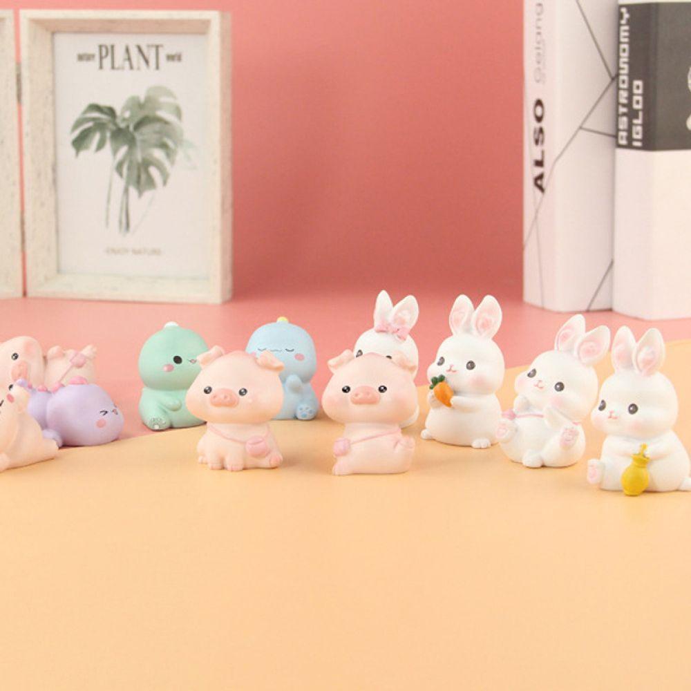Mô Hình Thỏ Phục Sinh Dễ Thương Trang Trí Bánh Kem