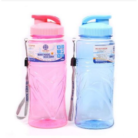 Bình nước nhựa Kanemo Việt nhật Bình học sinh 550ml - 750ml - 900ml bình nước nhựa học sinh