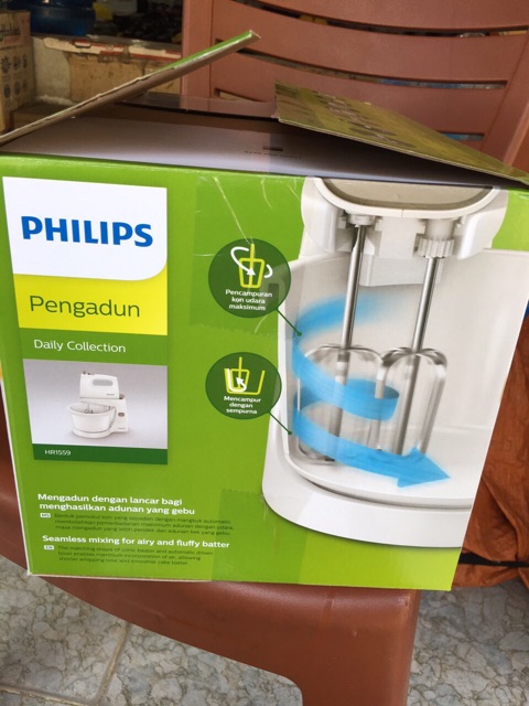 Máy đánh trứng để bàn philips HR-1559