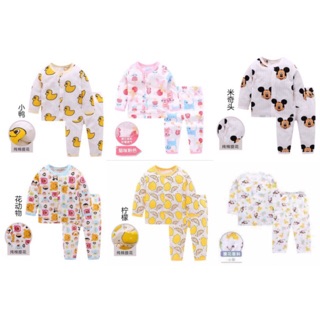 ( xả hàng) Bộ cotton giấy dài tay cho bé