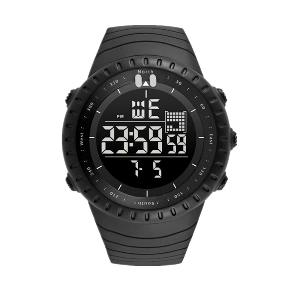 MACmk Fashion Men Sport Digital Display Backlight Week Date Alarm Wrist Watch Gift