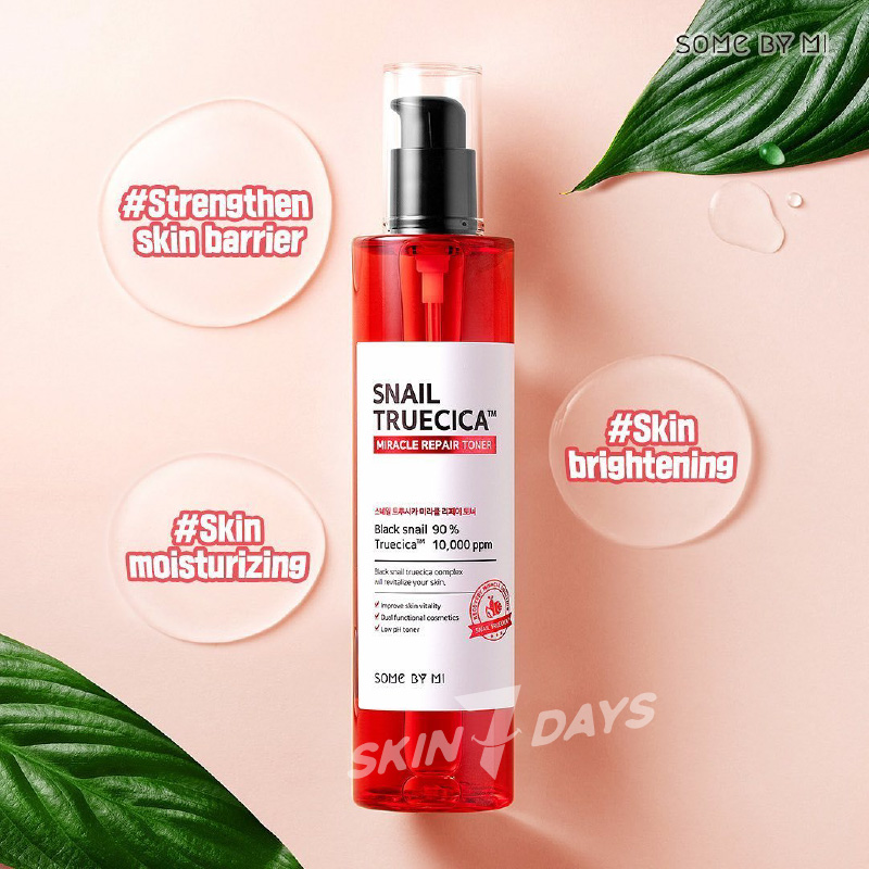 Nước Hoa Hồng Some By Mi Snail Truecica Miracle Repair Toner 135ml Toner Ốc Sên Mờ Sẹo