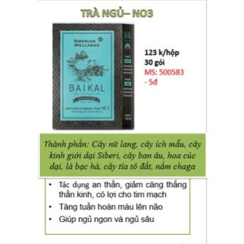 [Siberian Wellness] Trà thảo mộc hỗ trợ an thần kinh và hỗ trợ ngủ ngon giấc - Baikal Herbal tea №3 - Siberian Wellness