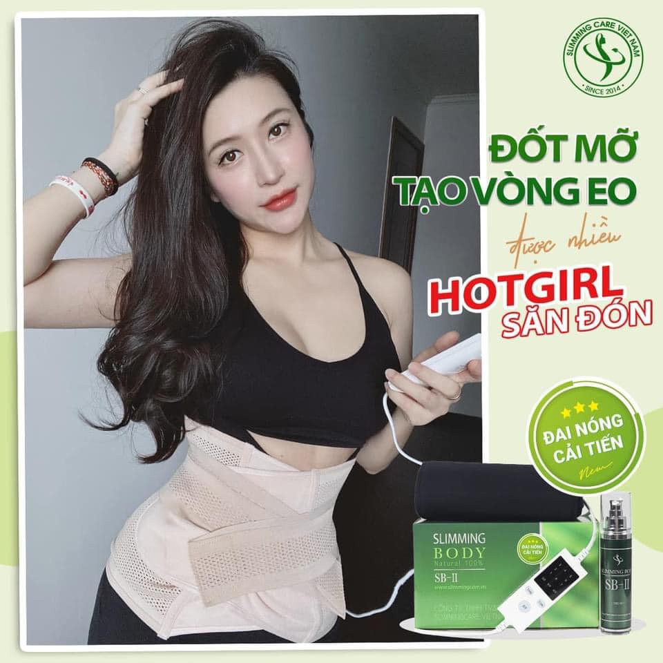 Bộ Ủ Nóng Tan Mỡ Slimming Body 2, Bộ Đai Ủ Quấn Nóng Chính Hãng Giúp Đào Thải Mỡ Thừa, Định Hình Eo Thon Gọn