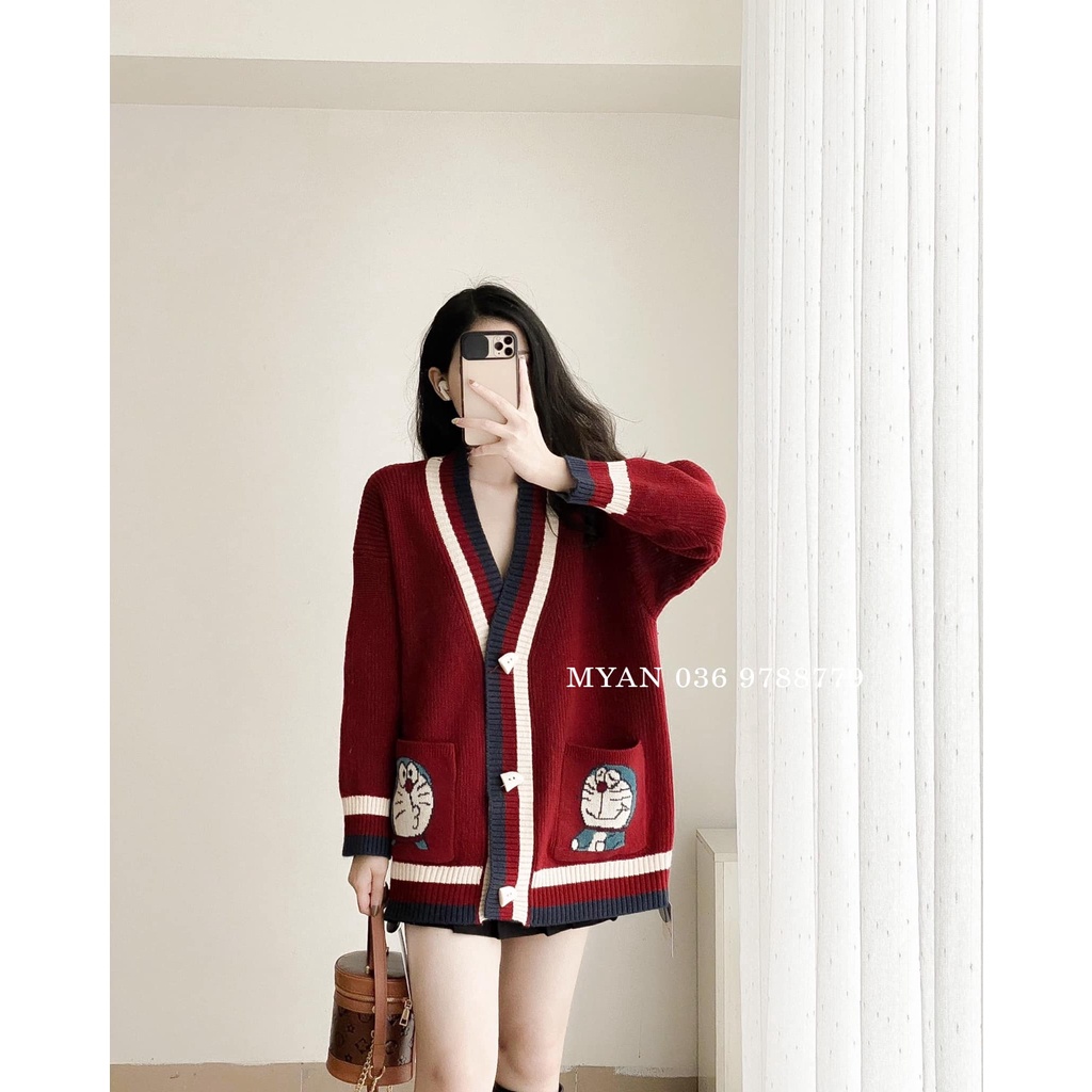 Cardigan viền màu 2 túi DRM A122121 | BigBuy360 - bigbuy360.vn