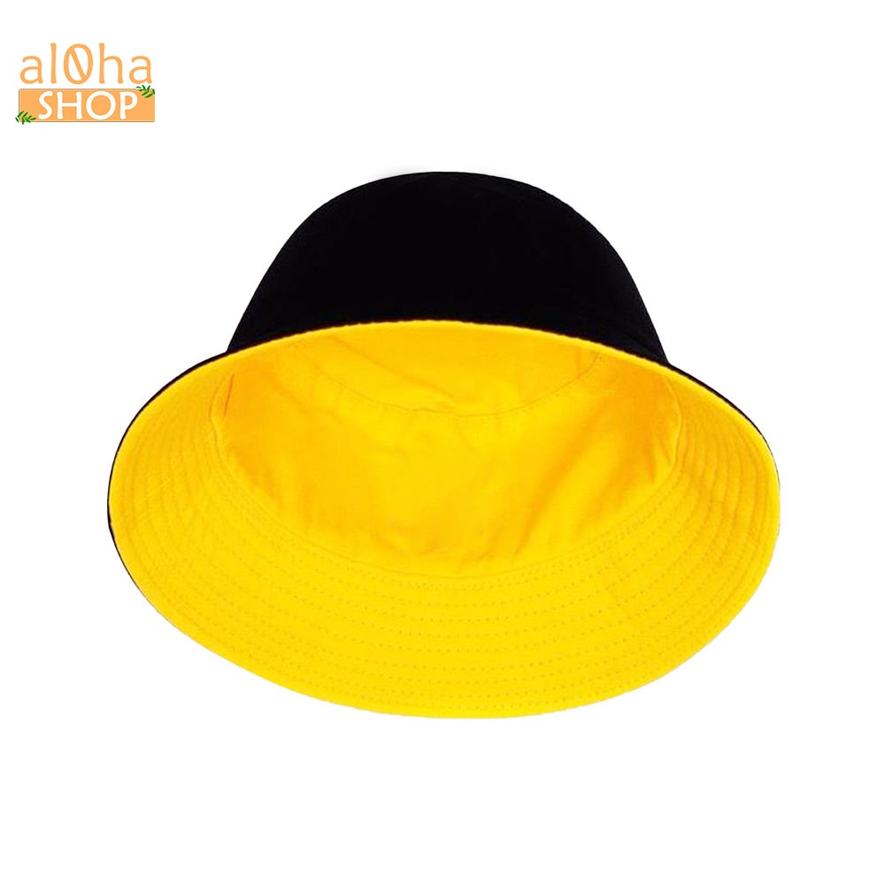 Nón bucket 2 mặt vành tròn trơn - mũ tai bèo Ulzzang phong cách, cá tính Unisex nam nữ - al0ha Shop