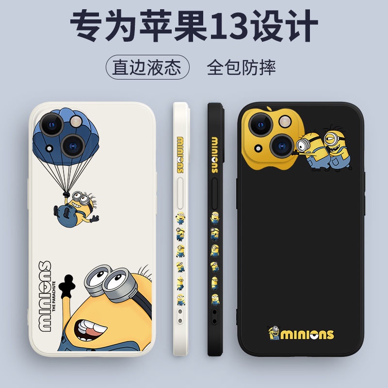 Ốp Điện Thoại TPU Silicon Mềm Họa Tiết Minion Dành Cho iPhone 14 Pro Max Mini 13 12 11 XS XR X 8 7 Plus 6S 6