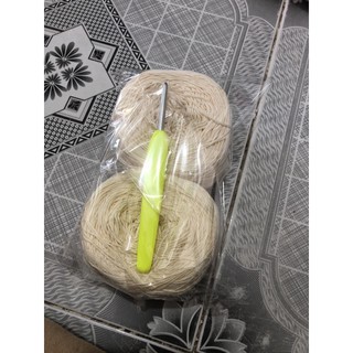 Combo len sợi và kim móc