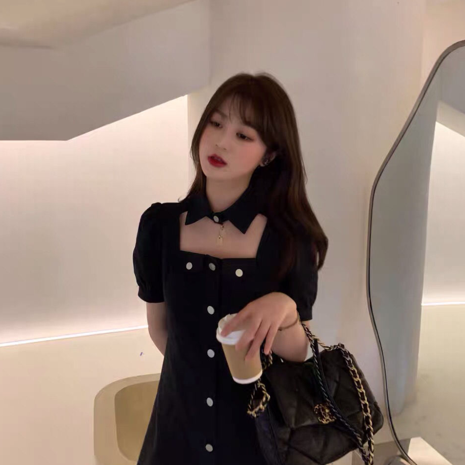 Đầm tay phồng chít eo thời trang cho nữ | BigBuy360 - bigbuy360.vn