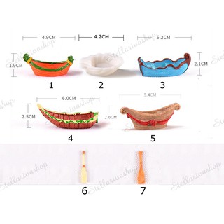 Thuyền Hoa trang trí tiểu cảnh, stellariva