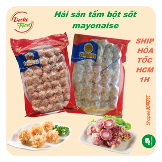 Hải sản tẩm bột sốt mayonaise giòn rụm thơm ngon