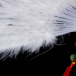 Quạt lông mềm thủ công kiểu dáng thanh lịch