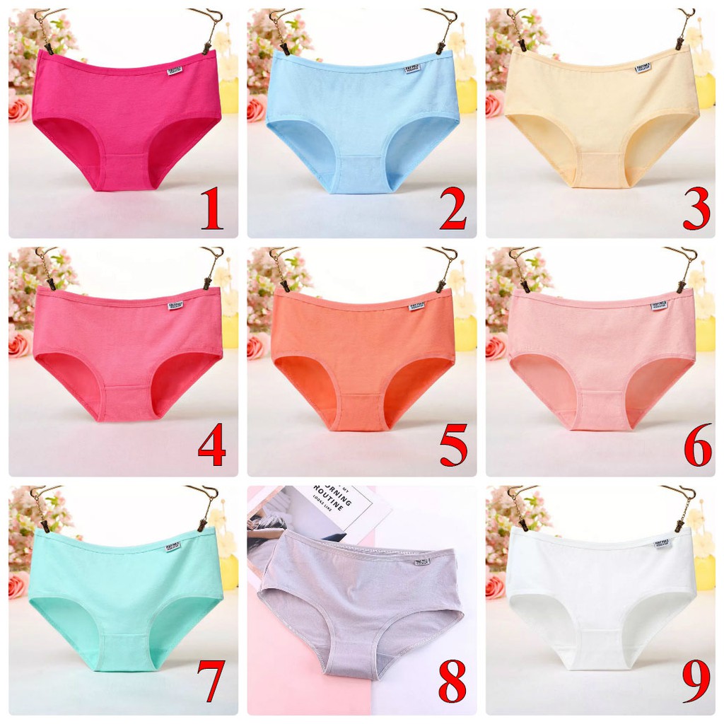 Quần lót cotton siêu đẹp, siêu mát thấm hút mồ hôi xuất Mỹ