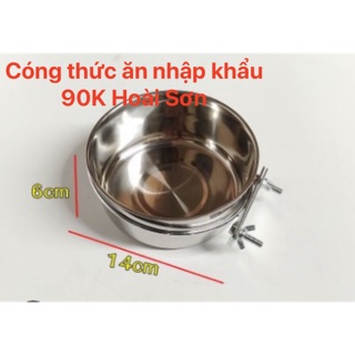 Cóng thức ăn cho Vẹt