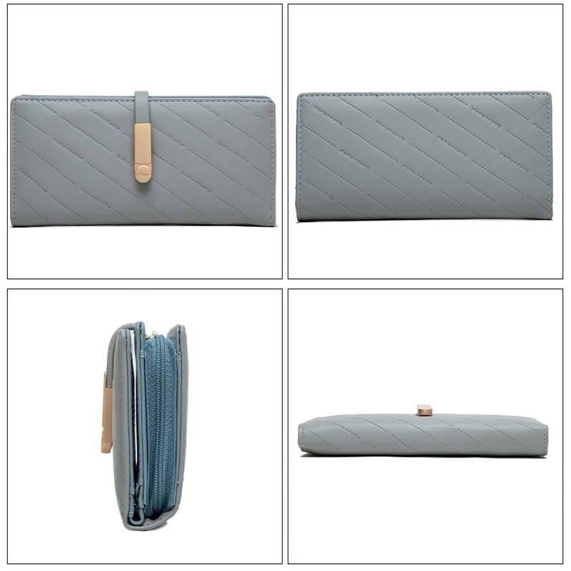 Ví Dài Nữ Thời Trang Có Dây Kéo