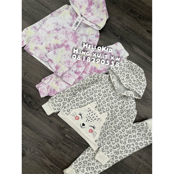 B401 - Bộ nỉ hoodie bé gái Foreverme