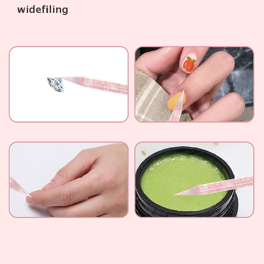 [Hàng mới về] 100 Thanh điều chỉnh móng tay 2 đầu tái sử dụng được