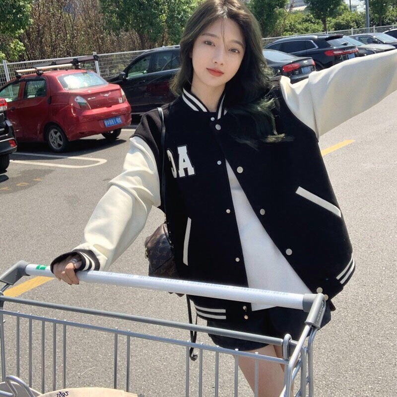 Áo Bomber nhung unisex, Áo khoác mùa đông freesize form rộng cho nam nữ dưới 70kg | BigBuy360 - bigbuy360.vn