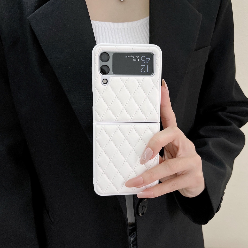 Bao Da Điện Thoại Thời Trang Sang Trọng Cho Samsung Galaxy Z Flip 3 5G Z Flip3 ZFlip3 ZFlip 3