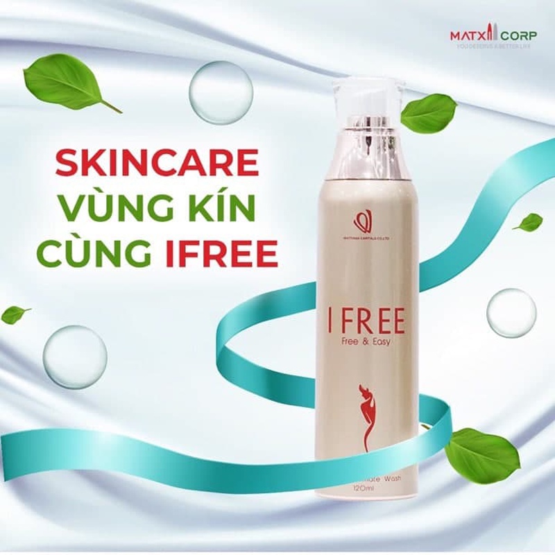 Dung Dịch Vệ Sinh Phụ Nữ Max Health IFREE - Dùng cho cả Nam và Nữ - Hàng chính hãng Matxi Corp - Chai 120ml